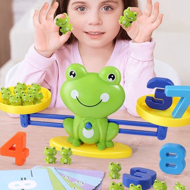 Frog Balance Math Game – Montessori Educational Toy
