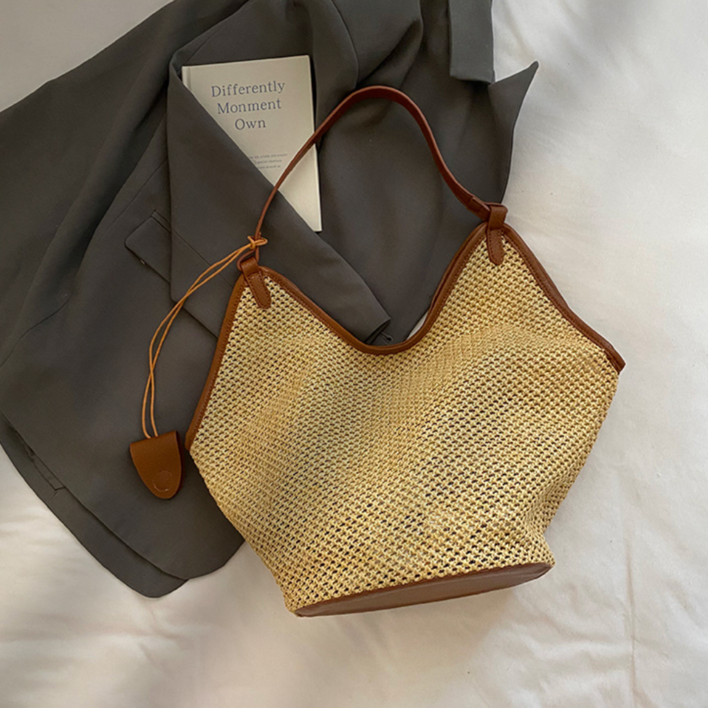 Large Straw Bag