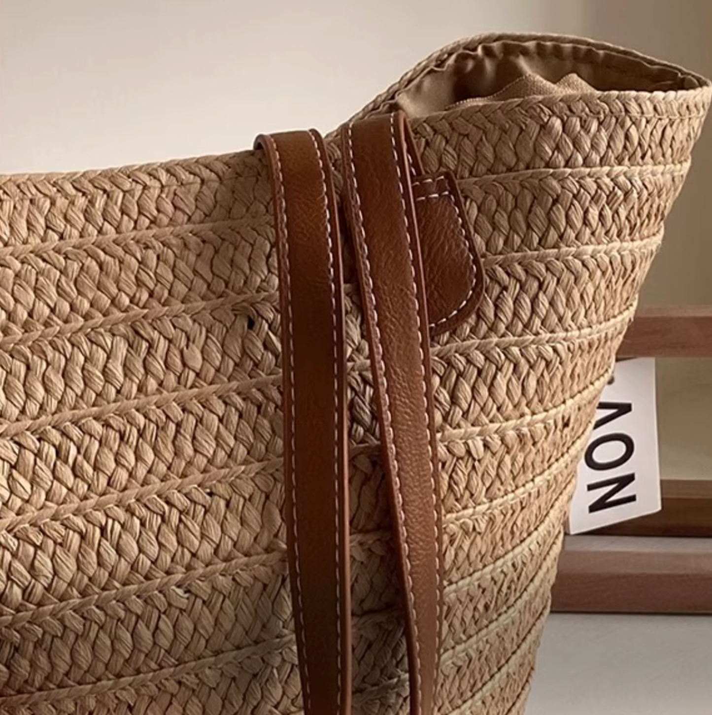 Rustic Straw Bag