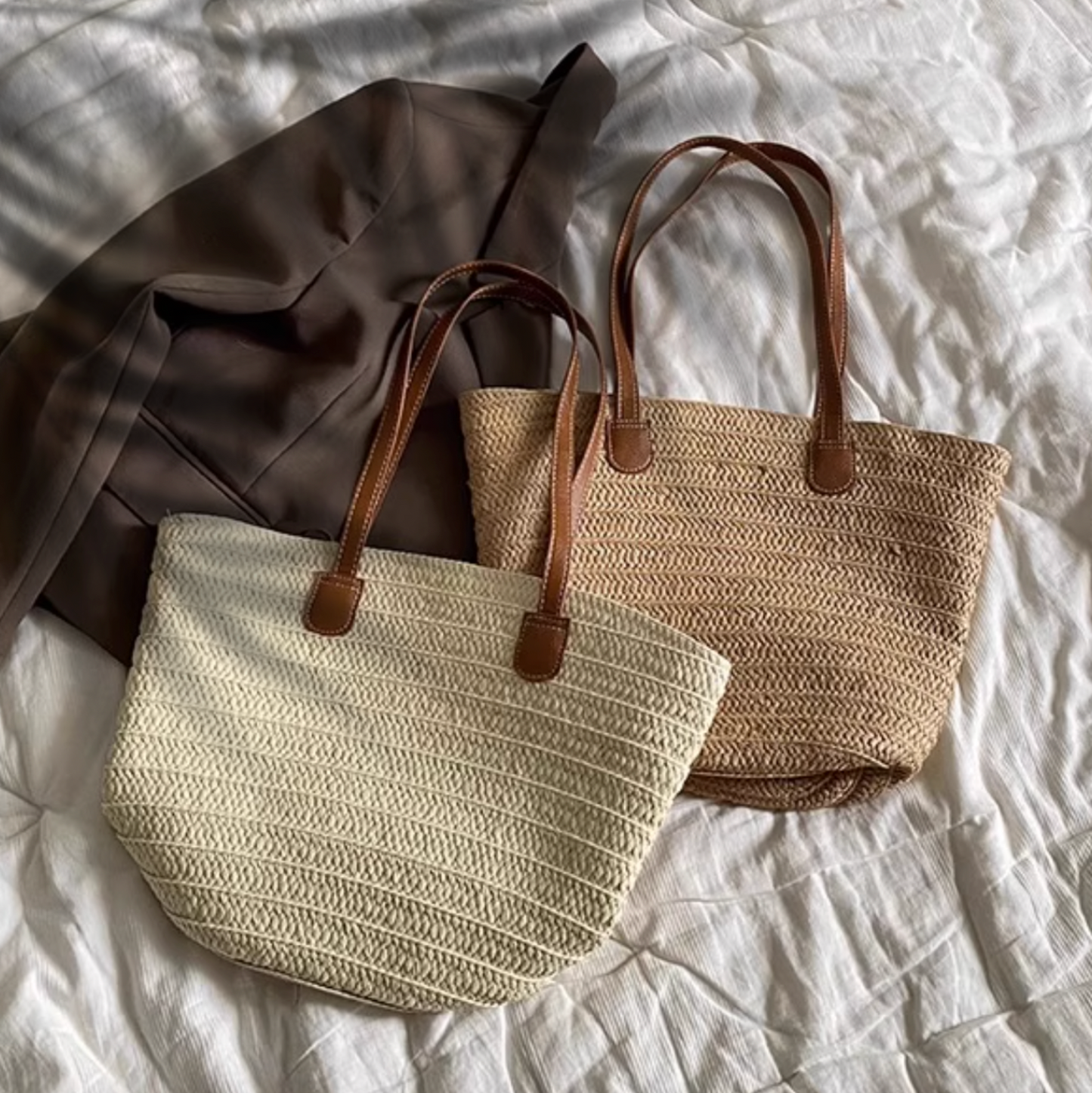 Rustic Straw Bag