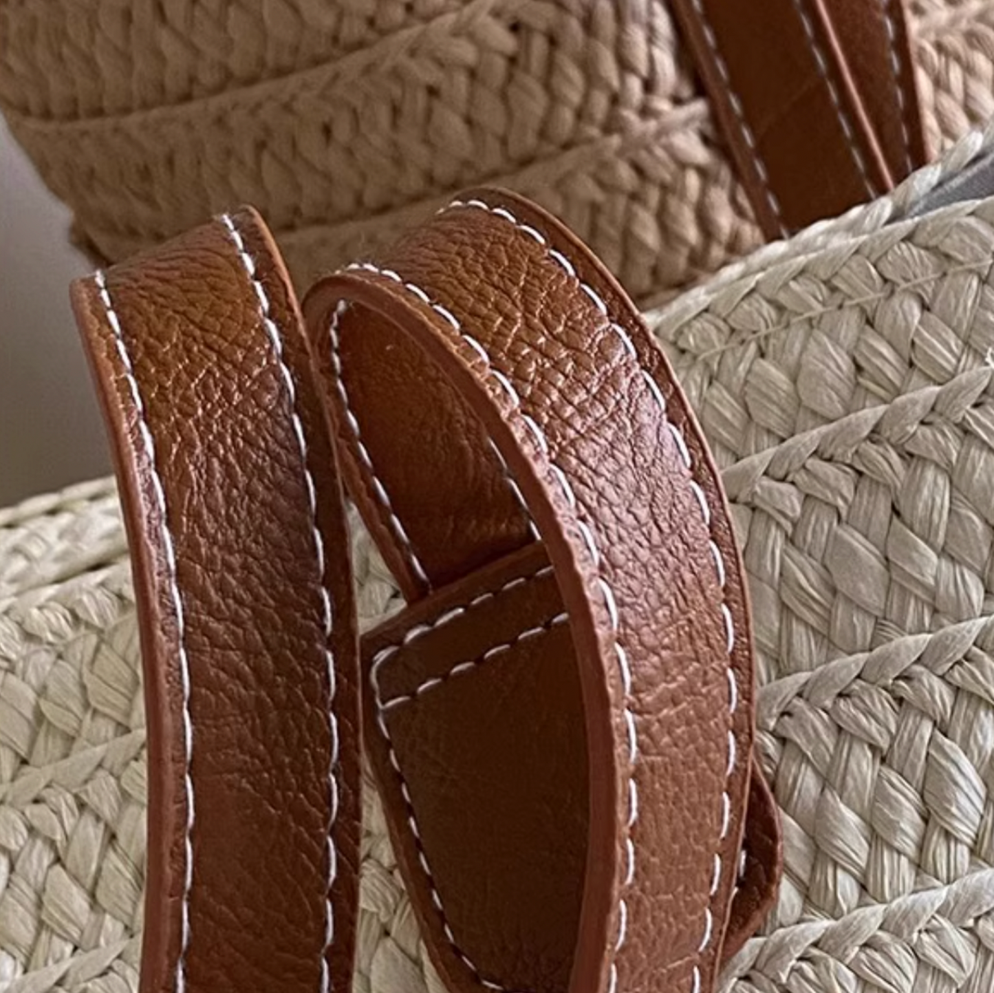 Rustic Straw Bag