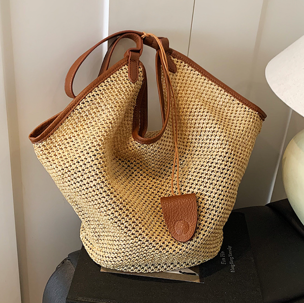 Large Straw Bag