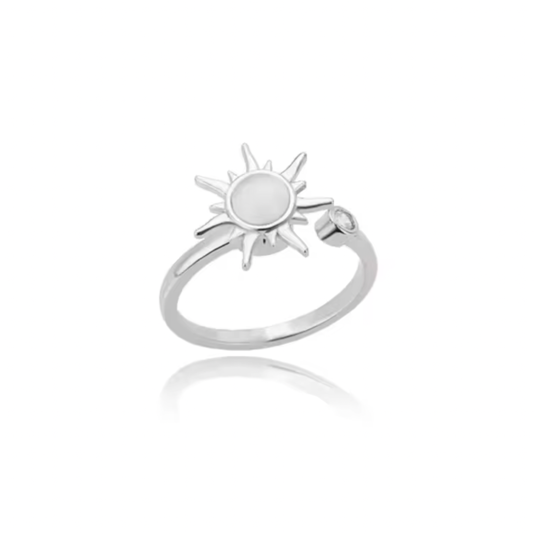 Celestial Sun Spinner Ring