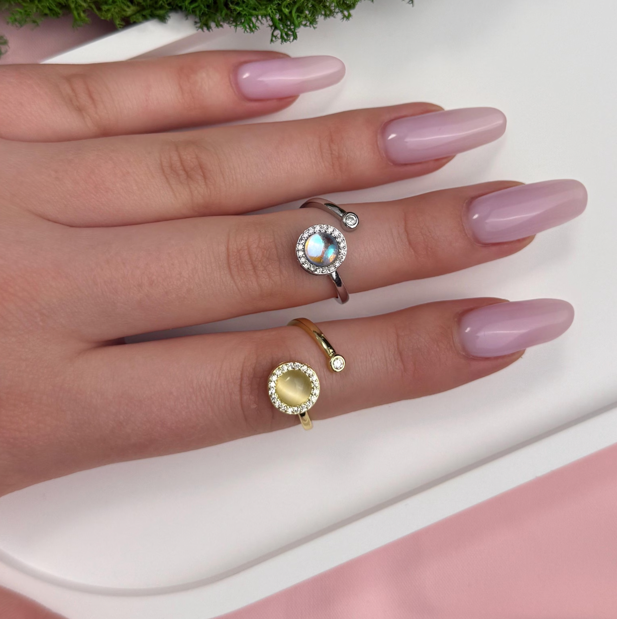 Cat Eye Spin Ring
