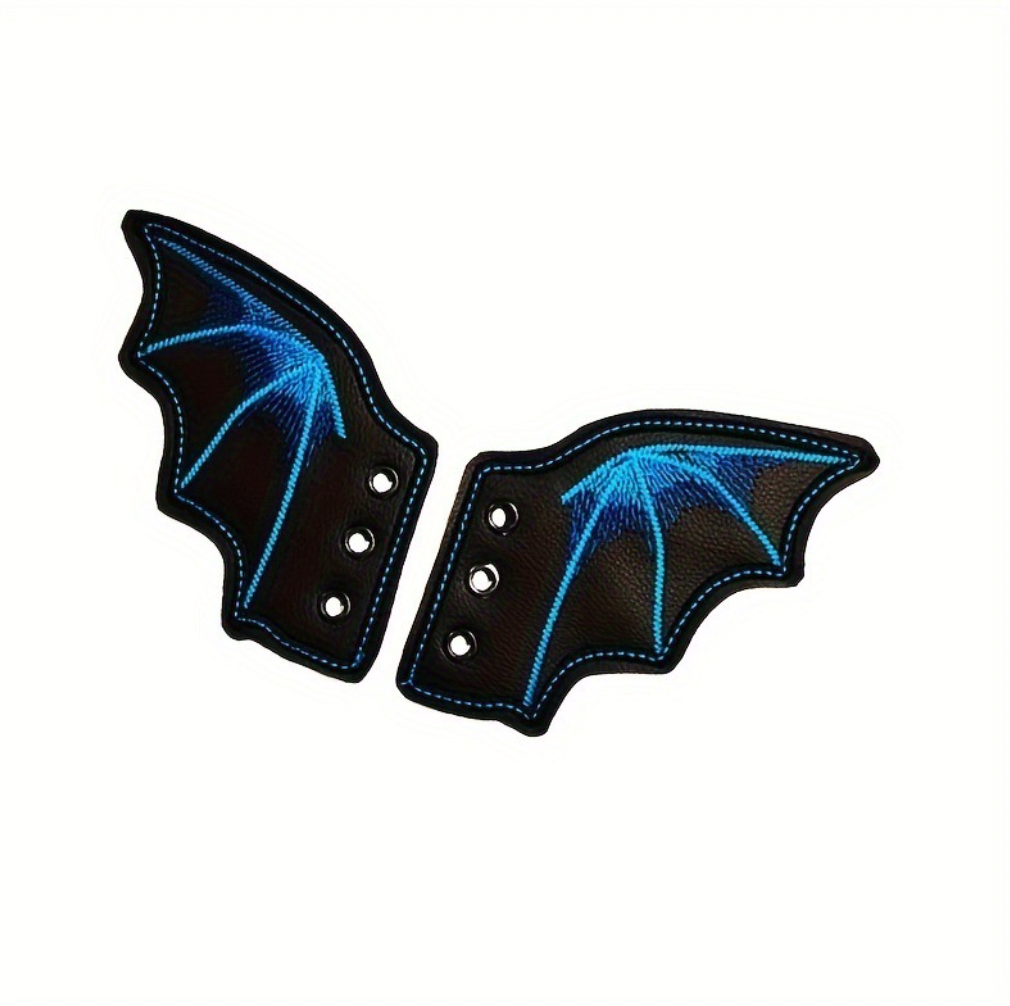 Bat Wings Shoe Charms