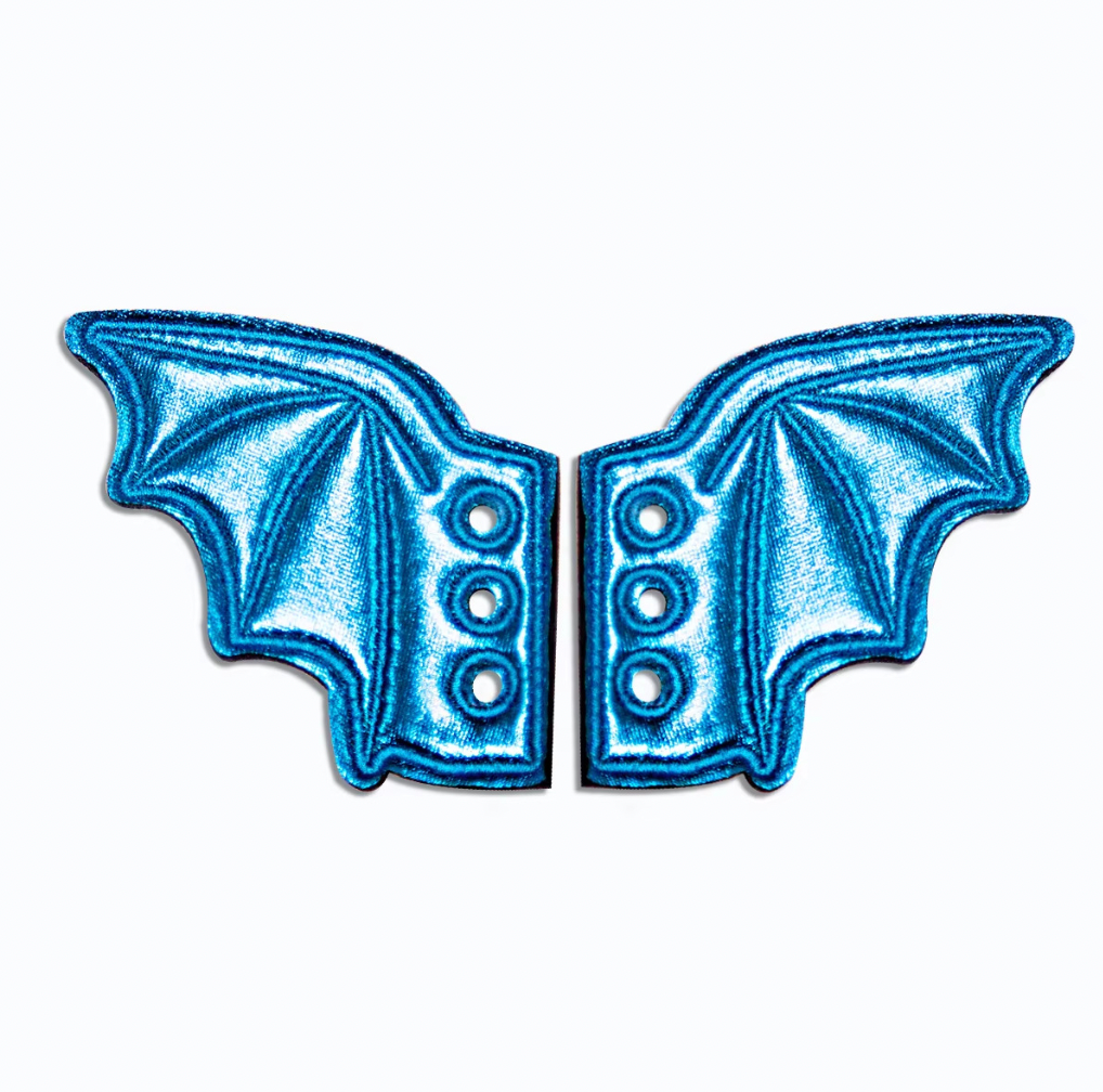 Bat Wings Shoe Charms