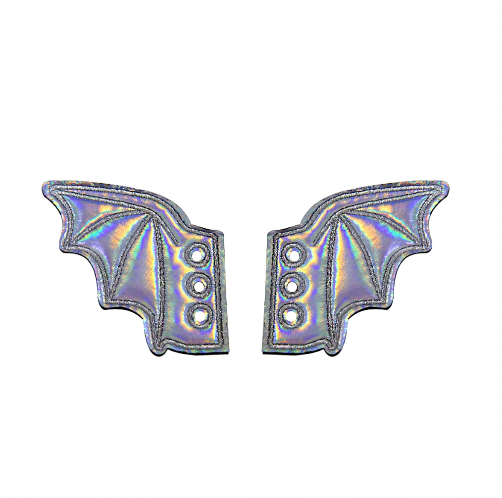 Bat Wings Shoe Charms