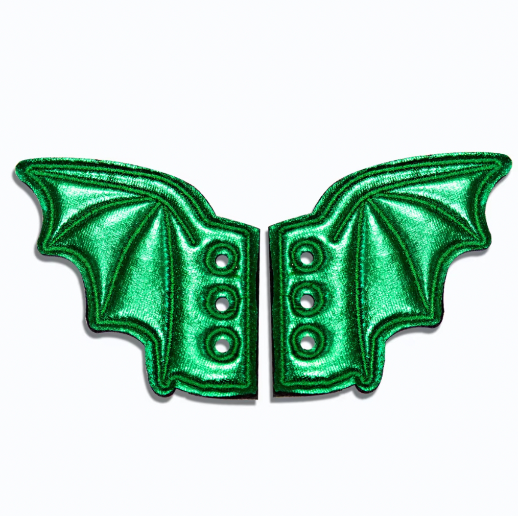 Bat Wings Shoe Charms