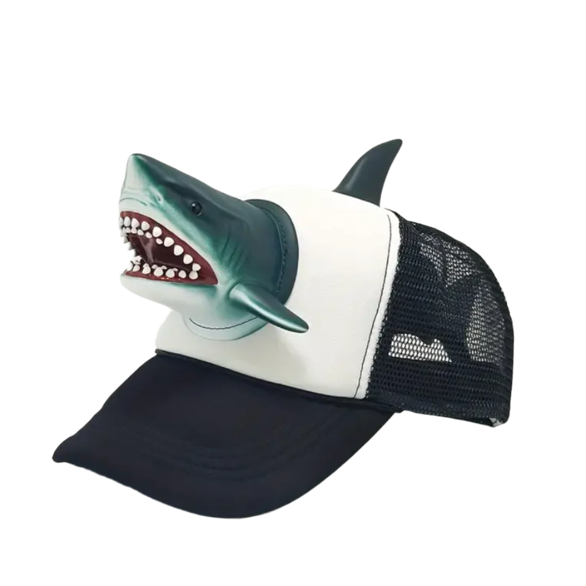 3D Shark Trucker Hat