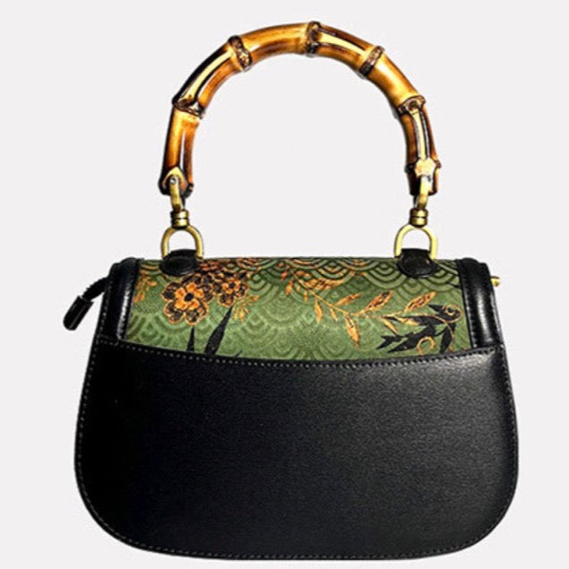 Jessica Bamboo Shadow and Breeze Saddle Bag