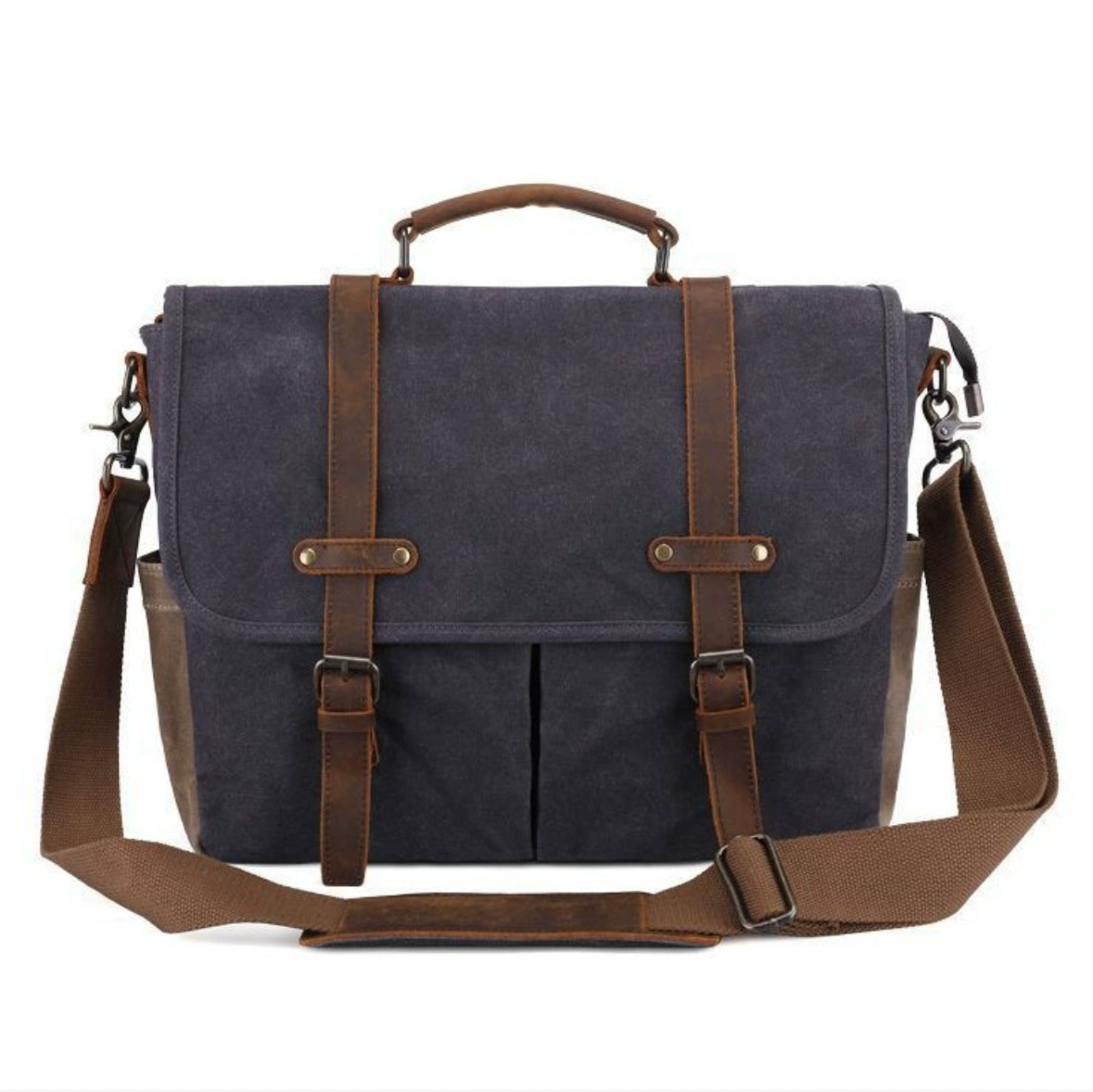 Oliver Vintage Canvas Messenger Bag for Men