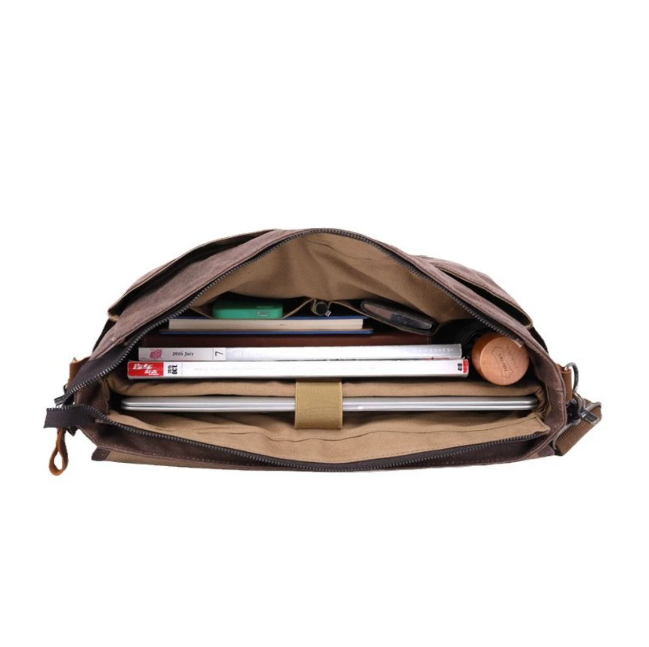 Oliver Vintage Canvas Messenger Bag for Men