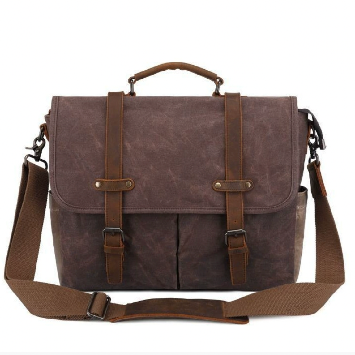 Oliver Vintage Canvas Messenger Bag for Men