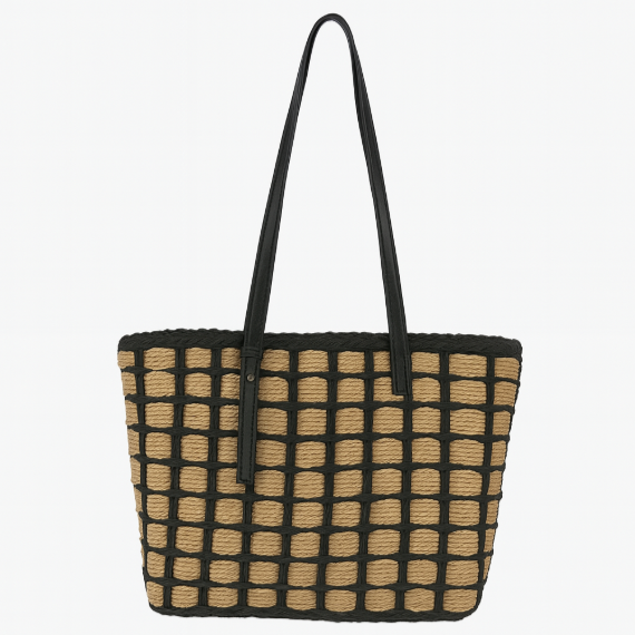 Emma Straw Tote Bag