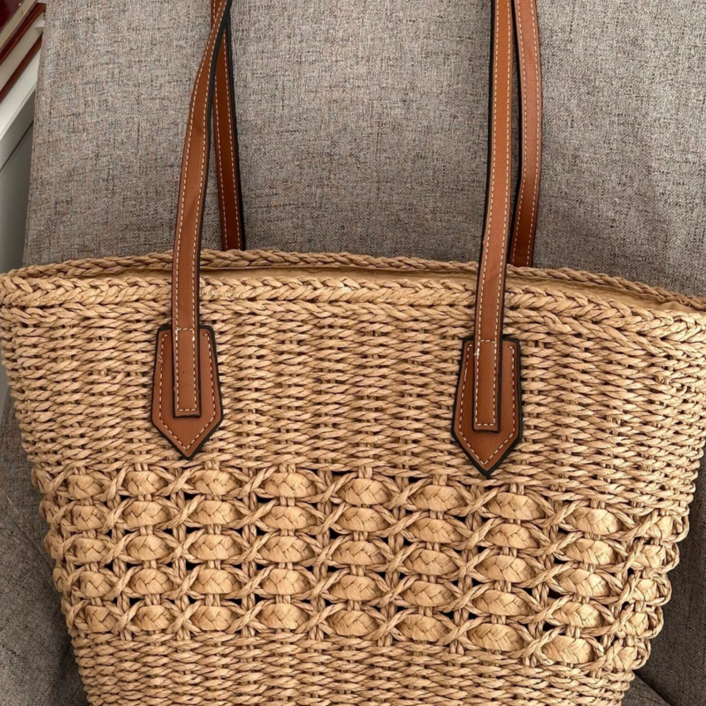 Large Straw Tote