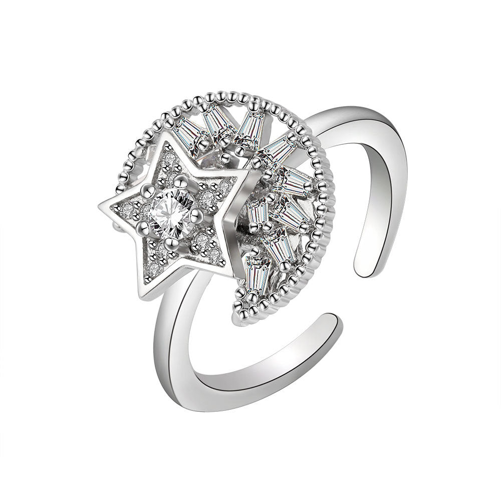 Moon & Star Anti-Stress Ring
