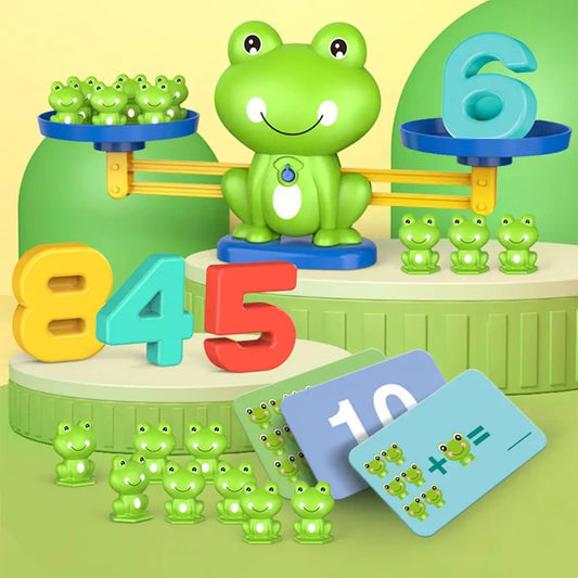 Frog Balance Math Game – Montessori Educational Toy