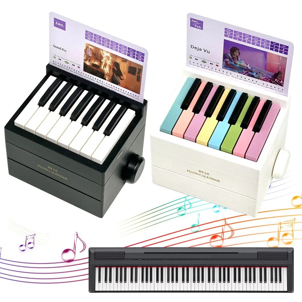 Piano Calendar – Creative Desk Organizer