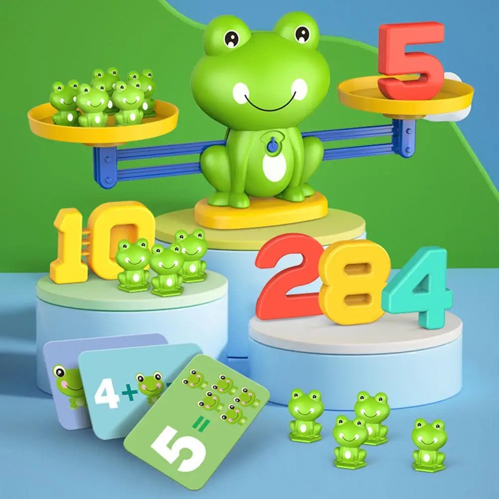 Frog Balance Math Game – Montessori Educational Toy
