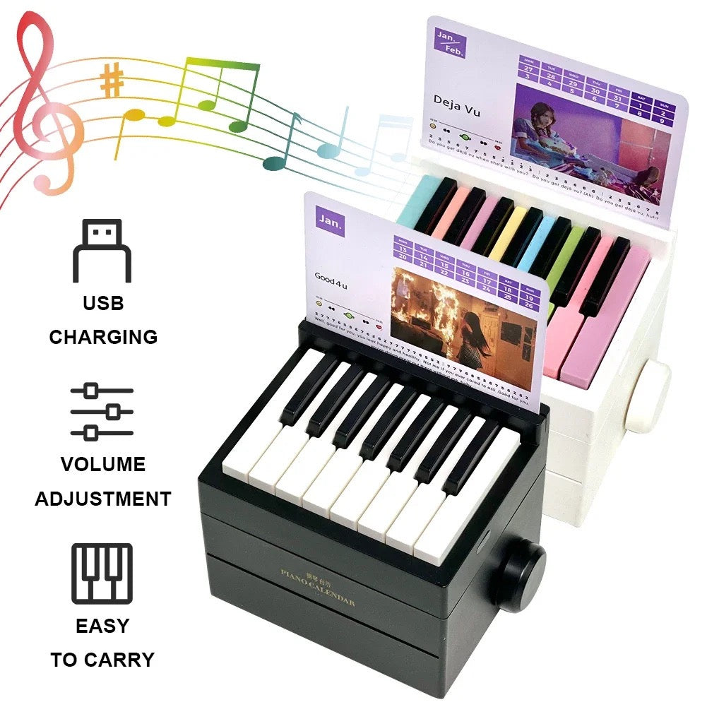 Piano Calendar – Creative Desk Organizer