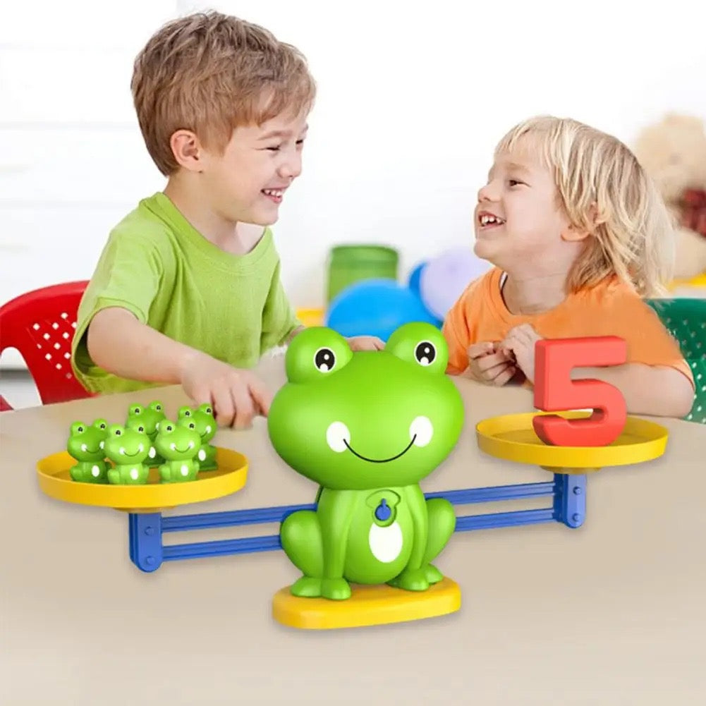 Frog Balance Math Game – Montessori Educational Toy