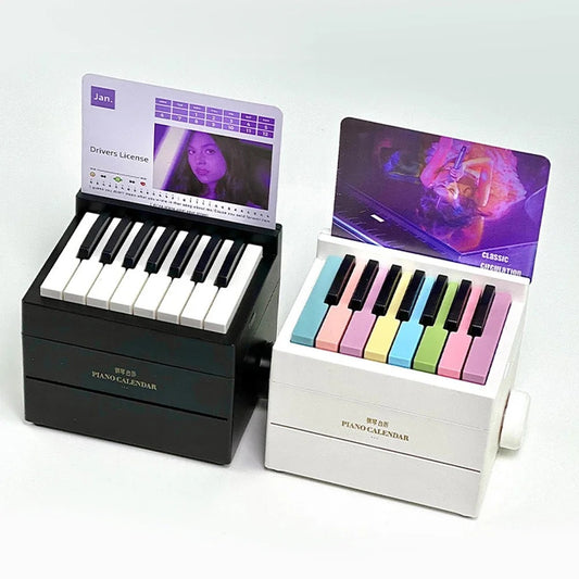 Piano Calendar – Creative Desk Organizer