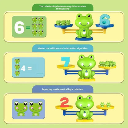 Frog Balance Math Game – Montessori Educational Toy