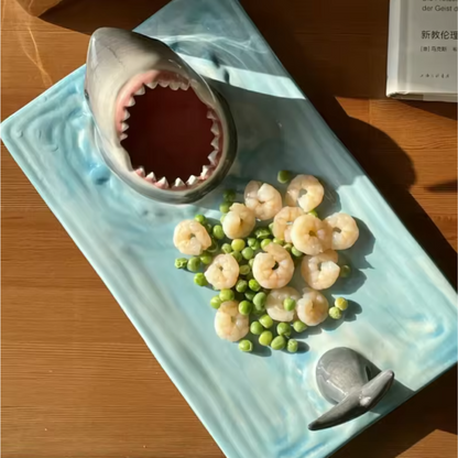 Jawsome™ Shark Ceramic Plate