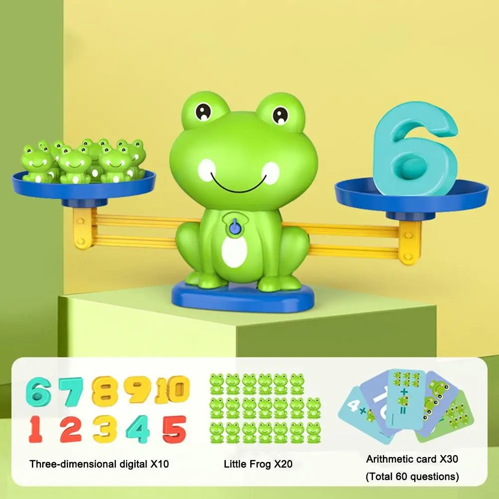 Frog Balance Math Game – Montessori Educational Toy
