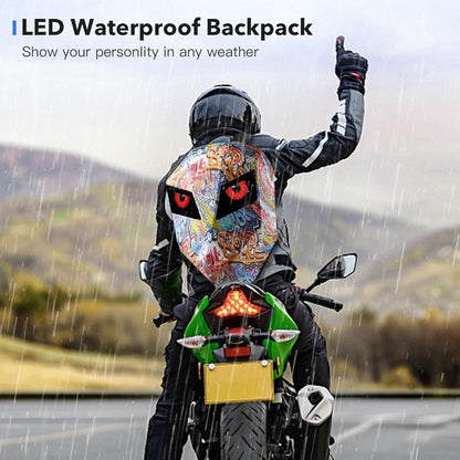 Motorcycle LED Backpack