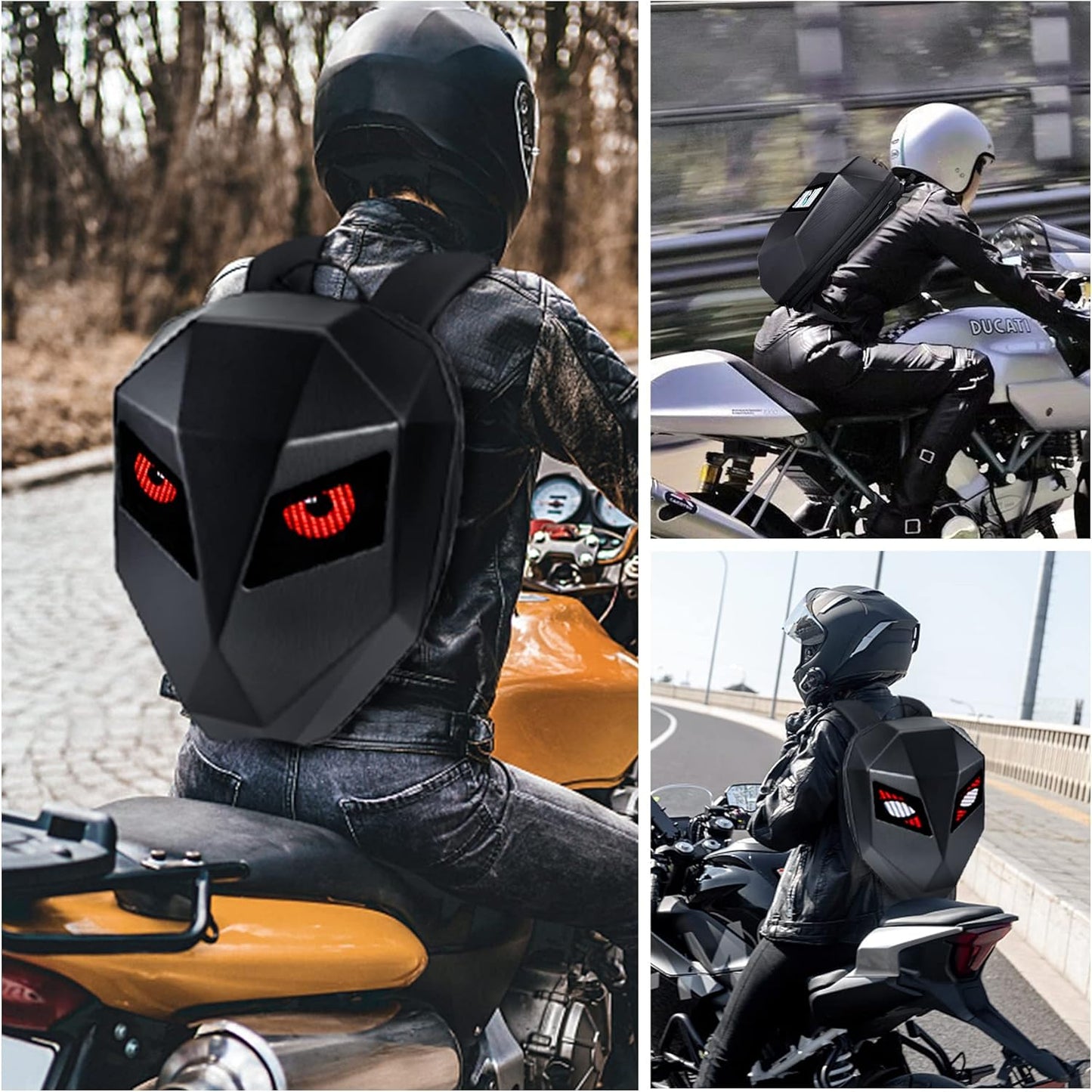 Motorcycle LED Backpack