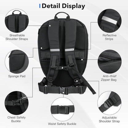 Motorcycle LED Backpack