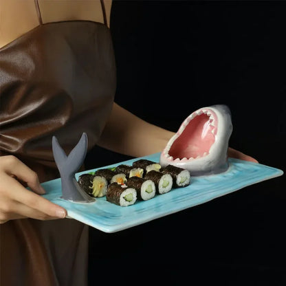 Shark Sushi Plate