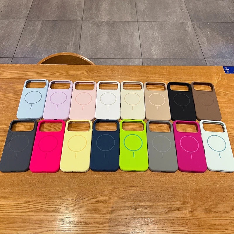 MagSafe Liquid Silicone Case for iPhone 17 / Pro / Pro Max – Shockproof Bumper Cover