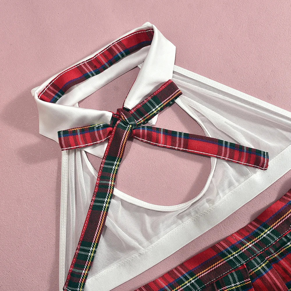 Naughty School Girl Lingerie Set (3-Piece)