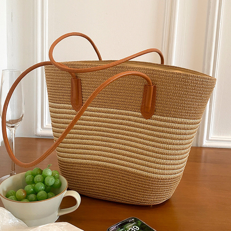 MIRANDA Straw Bag & Hat Set