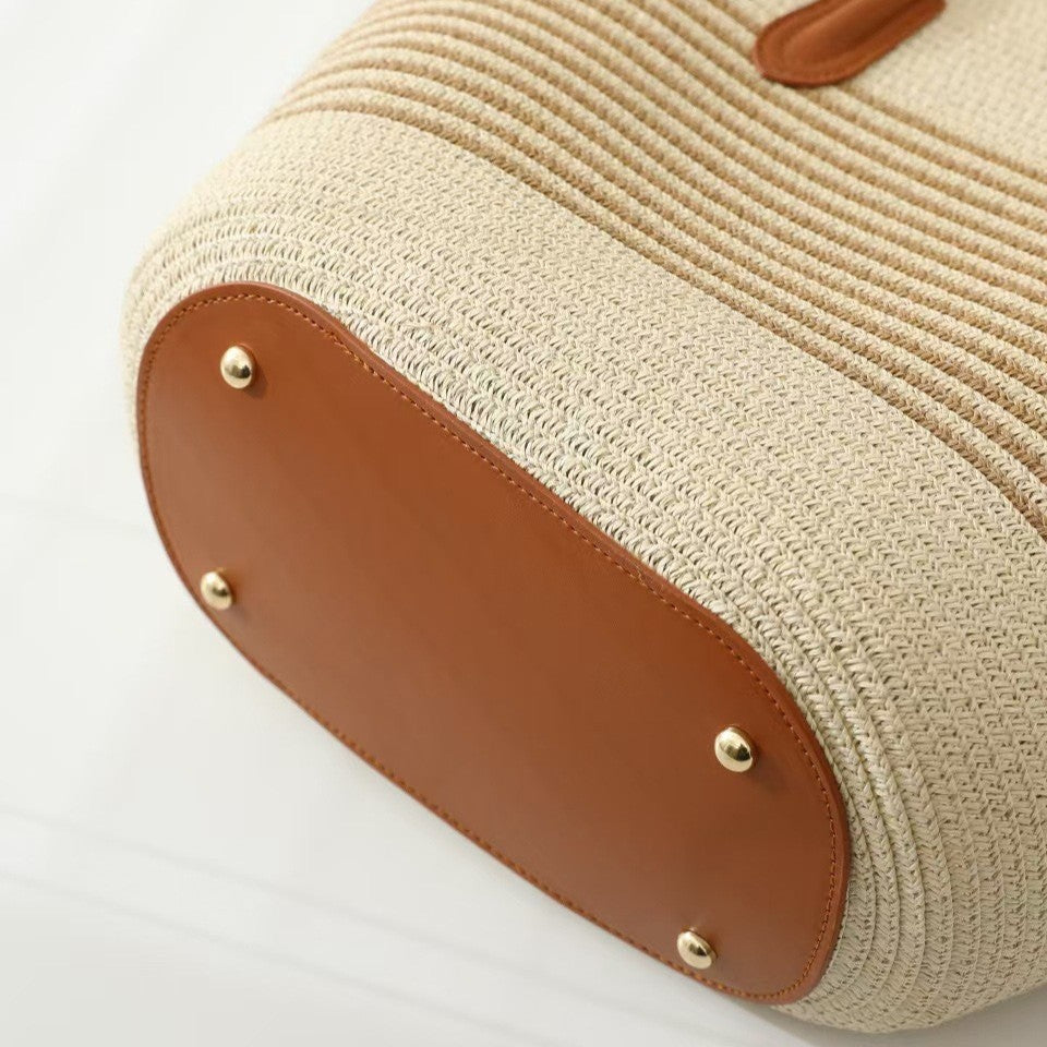 MIRANDA Straw Bag & Hat Set