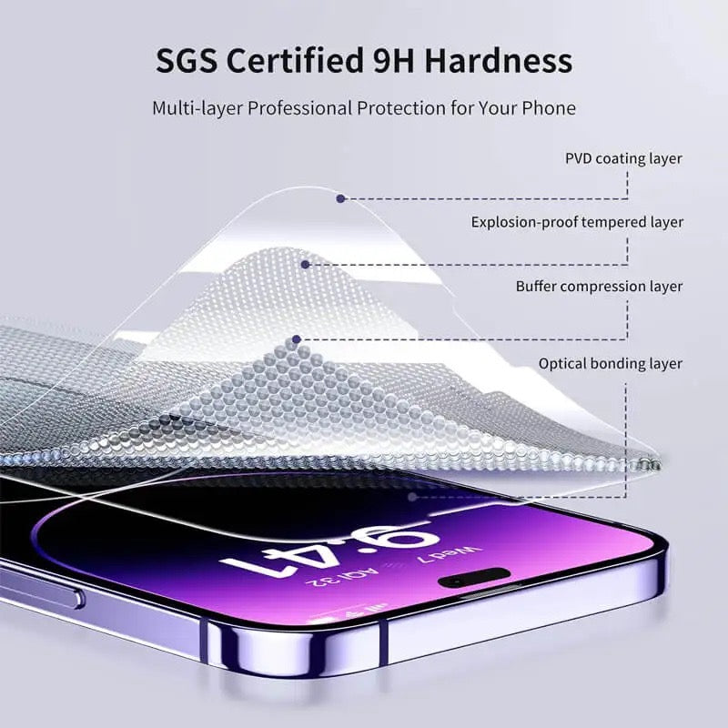 Premium Tempered Glass Screen Protector for iPhone 17 Series