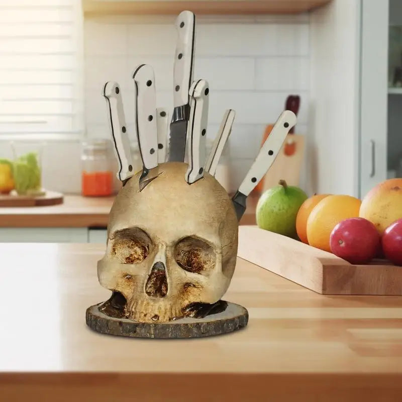 OMK® SkullSlice - Gothic Skull Knife Holder