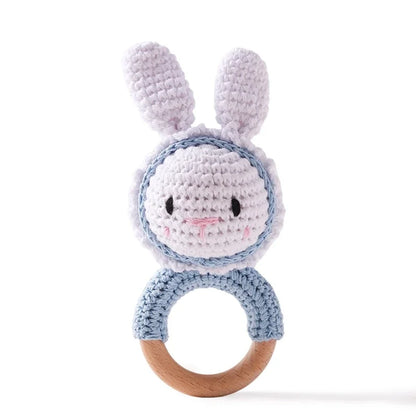 Crochet Animal Rattle Personalized Toy