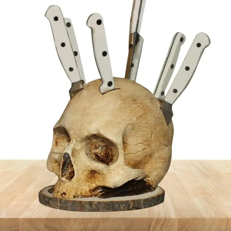 OMK® SkullSlice - Gothic Skull Knife Holder