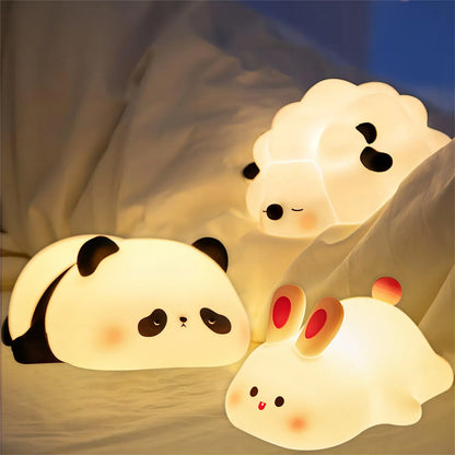 Cute Animals Silicone Lamp