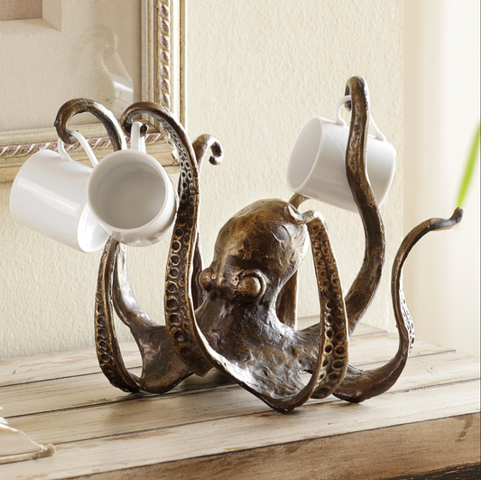 Kraken™ - Rustic Octopus Mug Holder