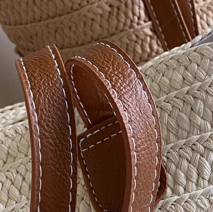 Rustic Straw Bag