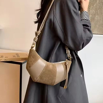 Lina Croissant Leather Bag