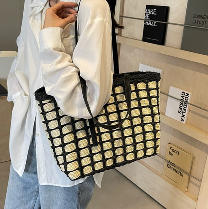 Emma Straw Tote Bag