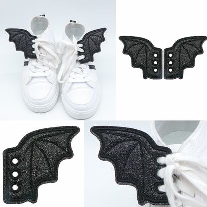 Bat Wings Shoe Charms