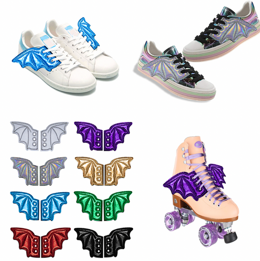 Bat Wings Shoe Charms