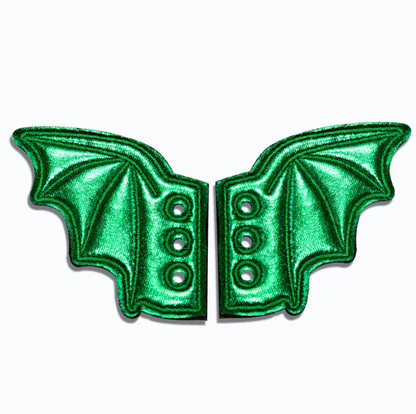 Bat Wings Shoe Charms