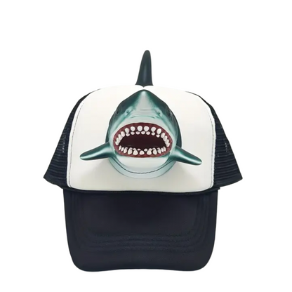 3D Shark Trucker Hat